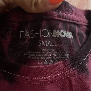 size small fashion nova crop top